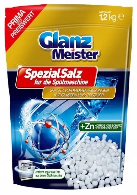 

Glanz Meister Sól do Zmywarki Cynk Polimery 1,2 kg