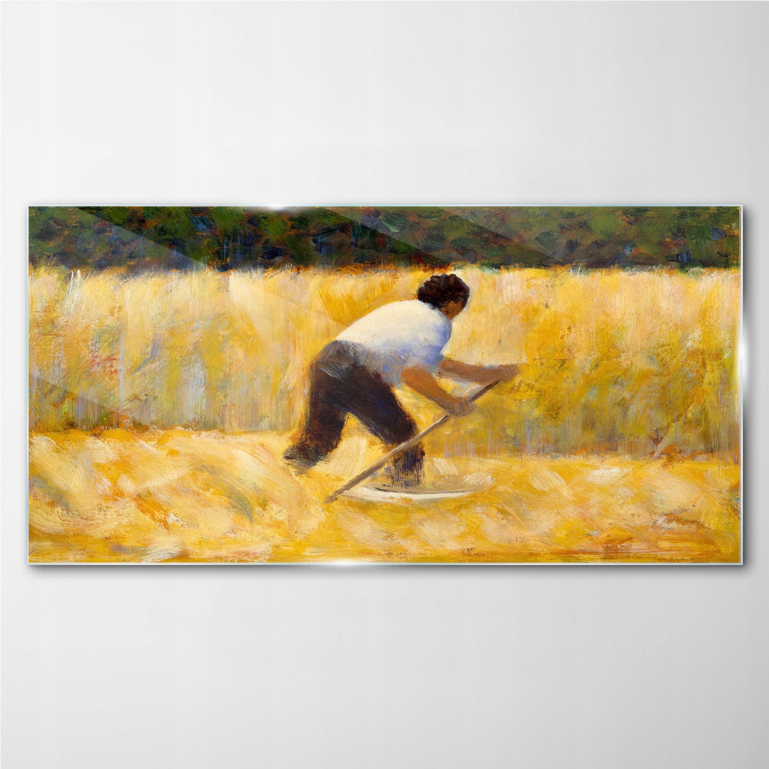 

Foto-obraz szklany na ścianę Mower Seurat 140x70