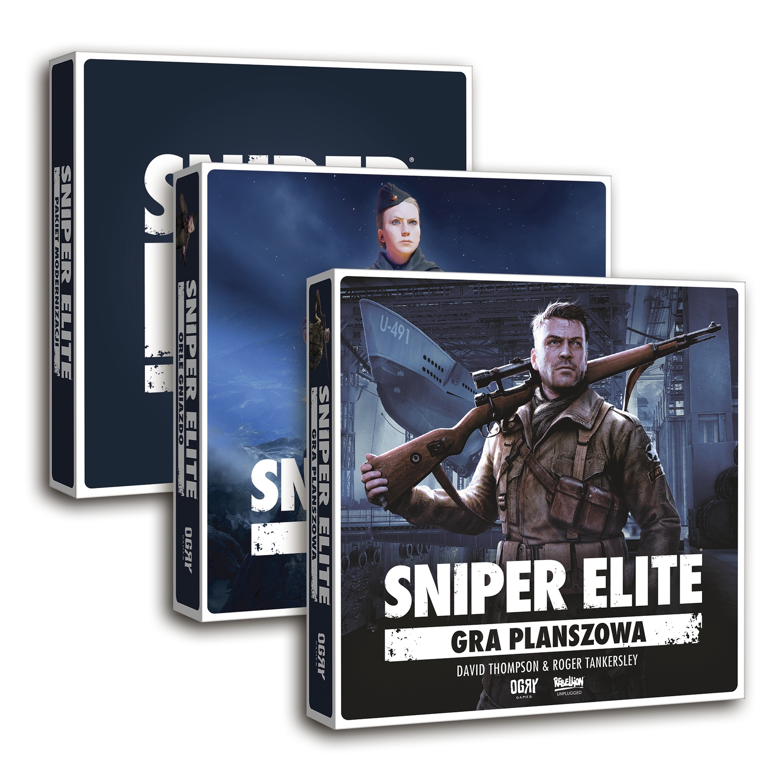 Sniper Elite Zestaw Deluxe (zawiera Pakiet Modernizacji) gra planszowa