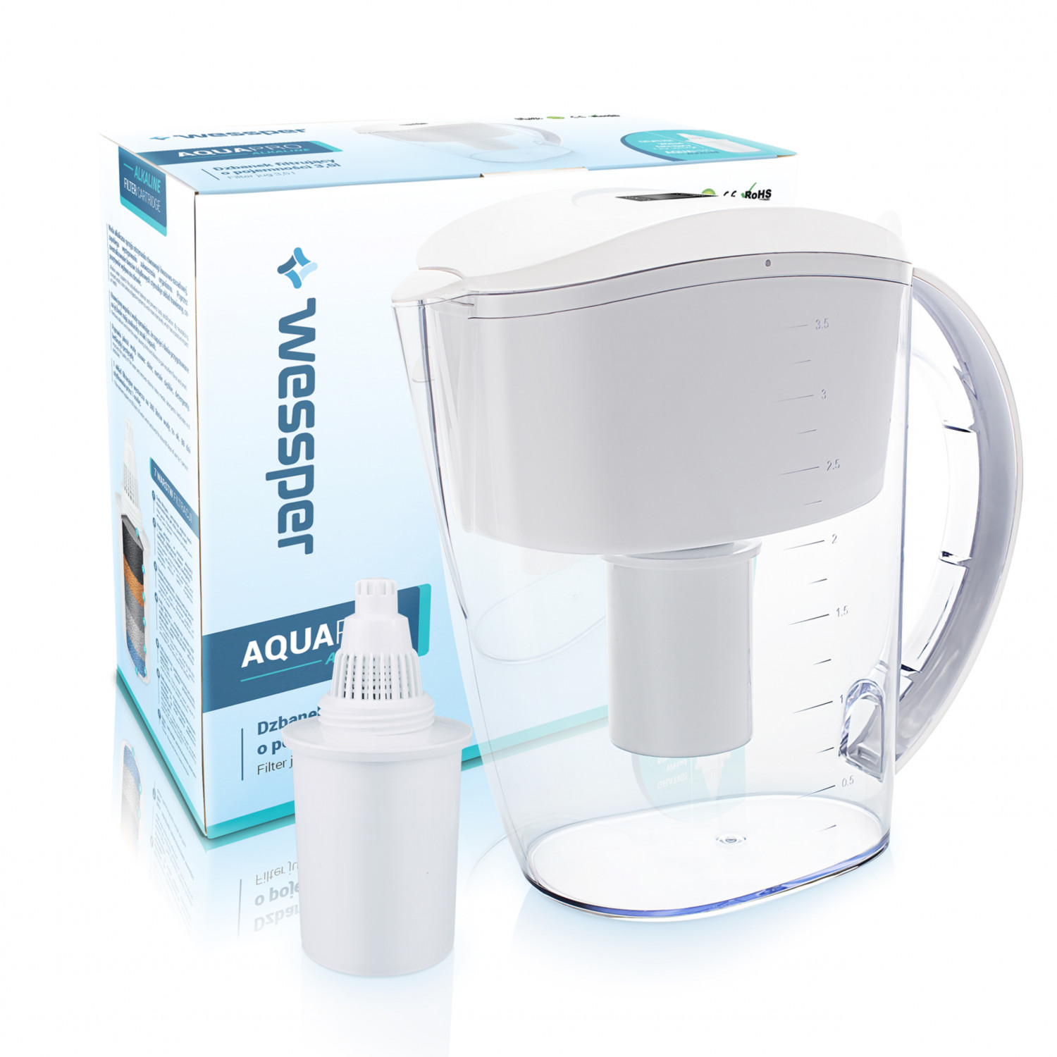 

Dzbanek alkaliczny woda alkaliczna 3.5l wkład