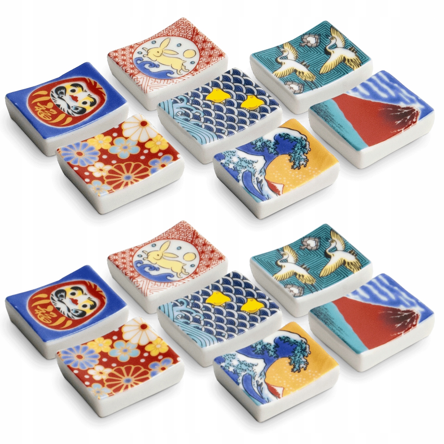 

Kolorowa Podstawka Na Pałeczki 4 x 3,5 cm 7 Wzorów