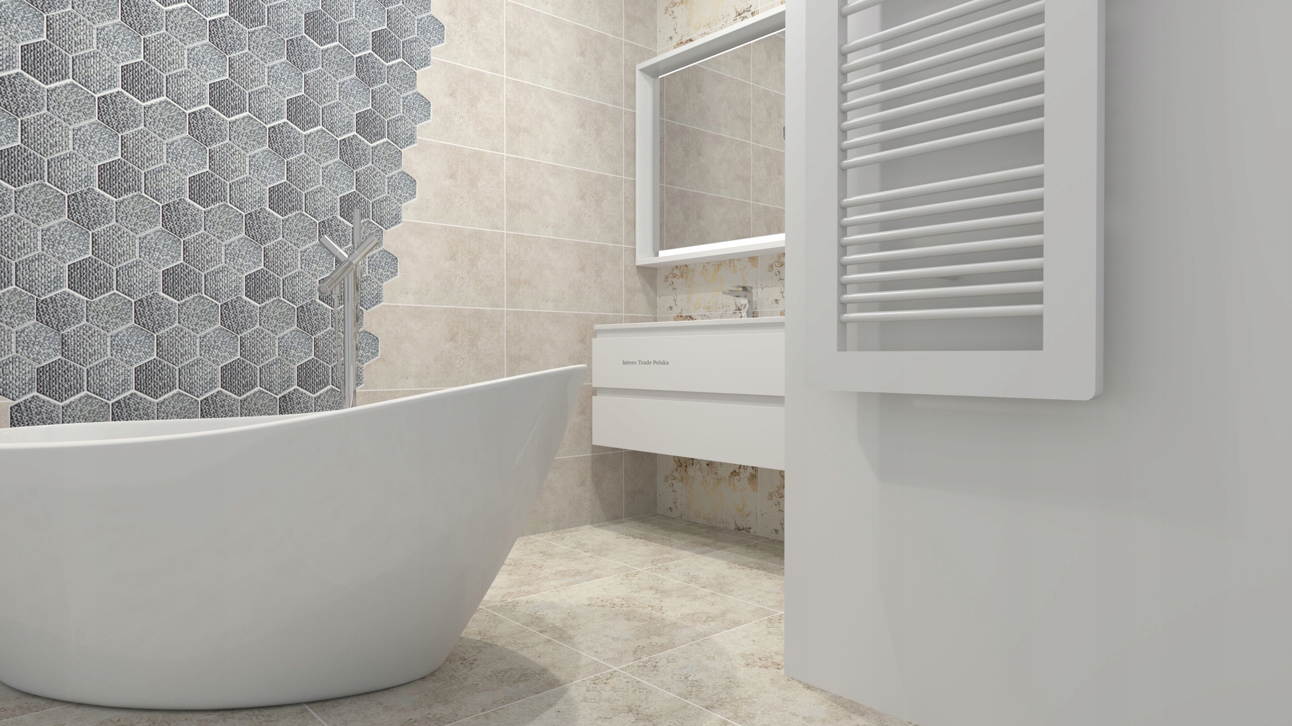 Grey Stain lappato 59,8x59,8 Tubądzin-gres Typ gres