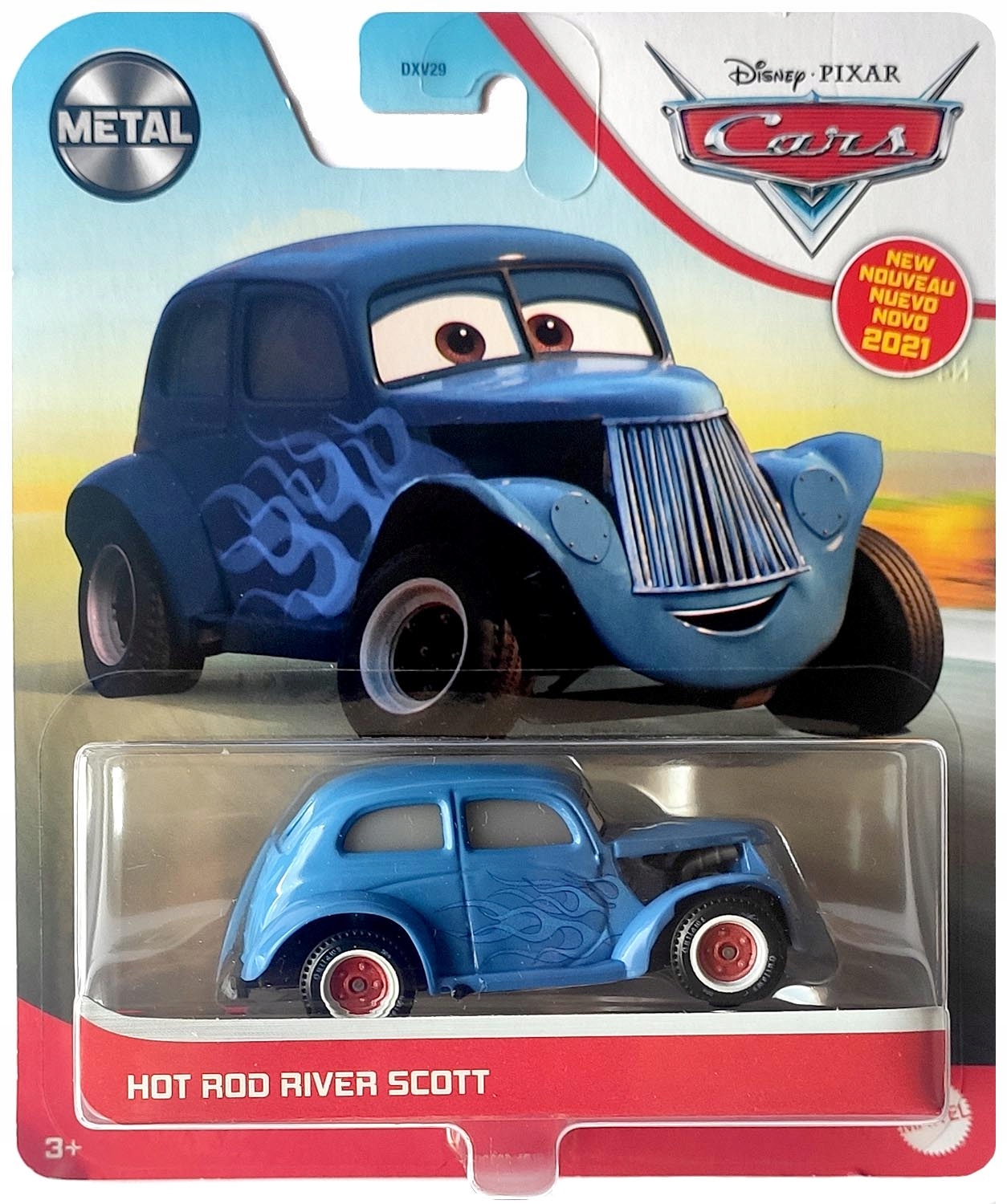 

Mattel Cars Auta Hot Rod River Zacier Scott 1:55 N