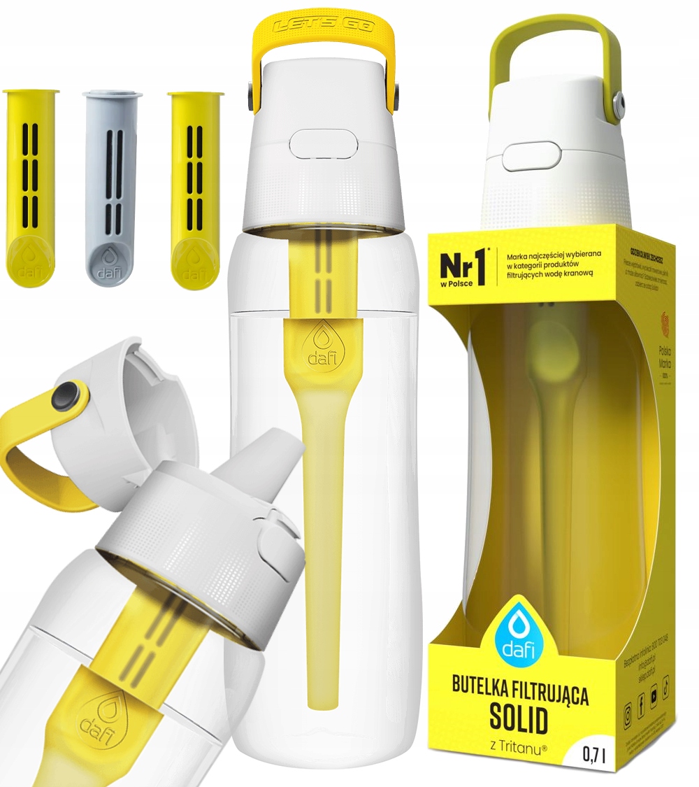 

Butelka filtrująca Dafi Solid 0,7 3 filtry