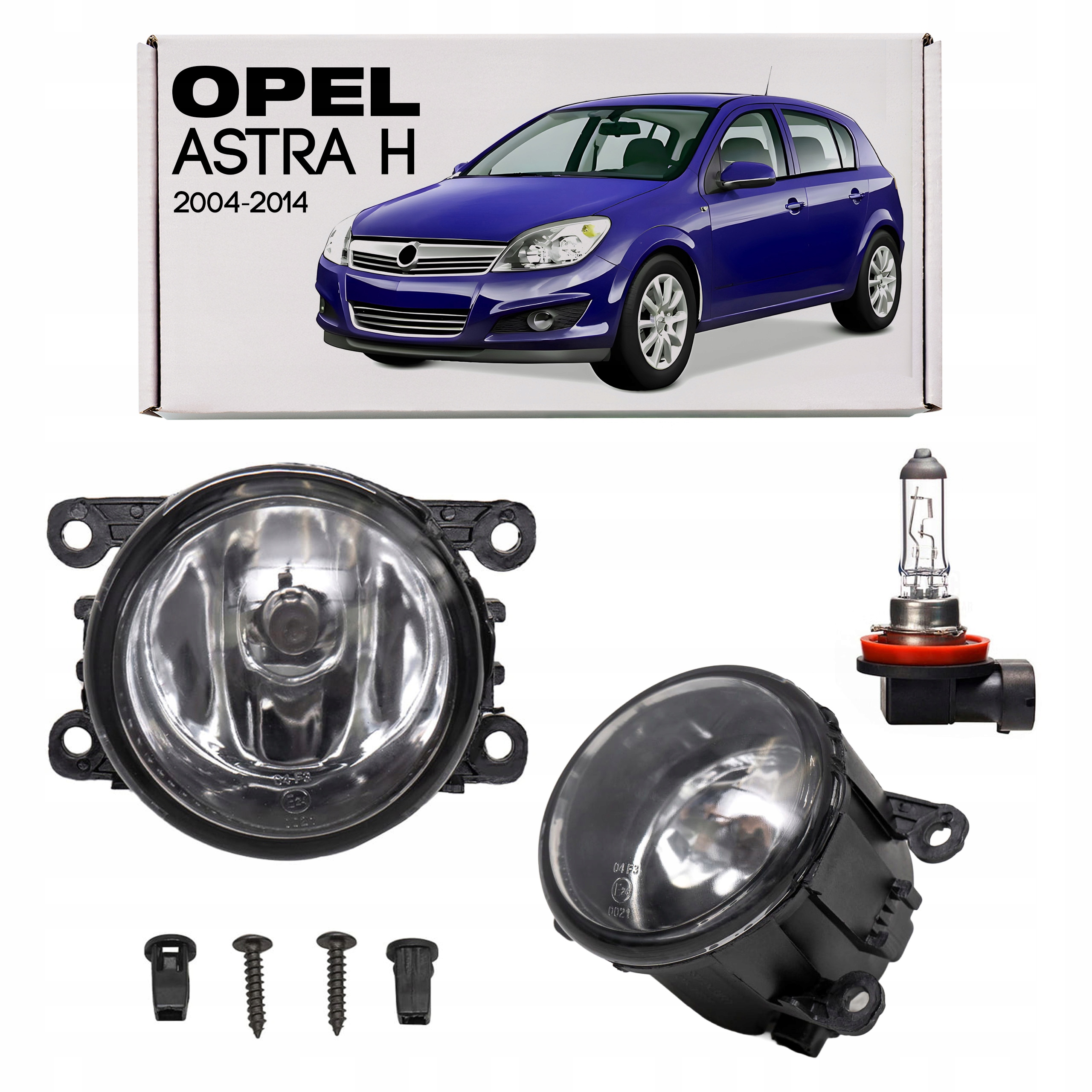 Opel Astra H 2004-2014 Přední Mlhová Lampa Levá Pravá 261508992