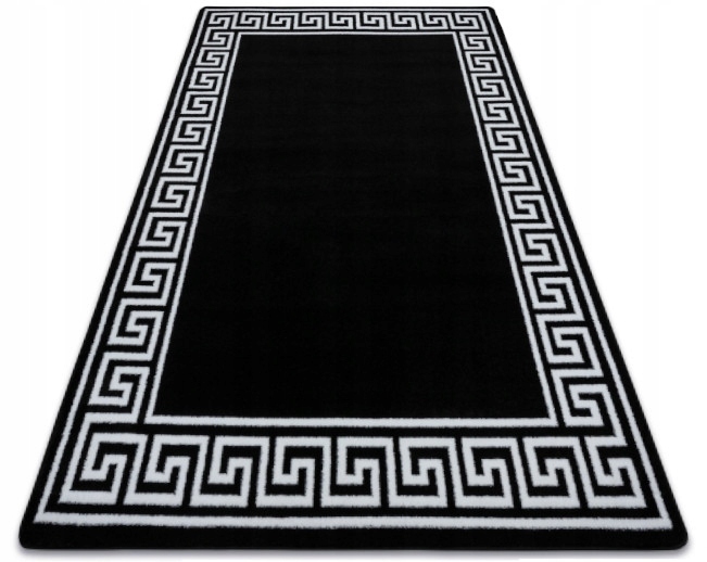 

Dywan Hampton czarno biały 80x150 Glamour Grecki
