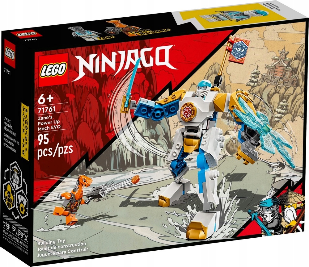 LEGO 71761 NINJAGO Робот Зейна БЕЛЫЙ НИНДЗЯ: купить с доставкой из