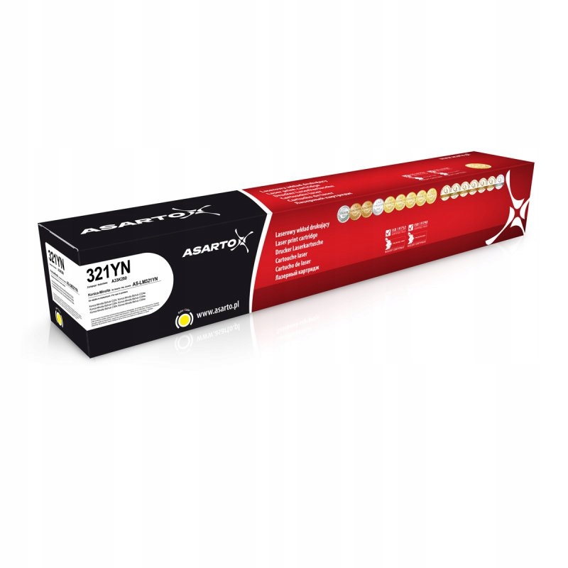 Toner Asarto do Konica-Minolta TN321 321YN A33K250 25000 str. yellow