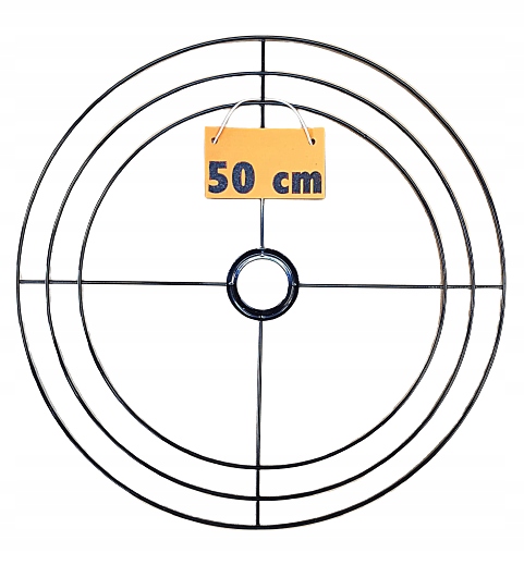 Potrójny stelaż Czarny do makram 50 cm