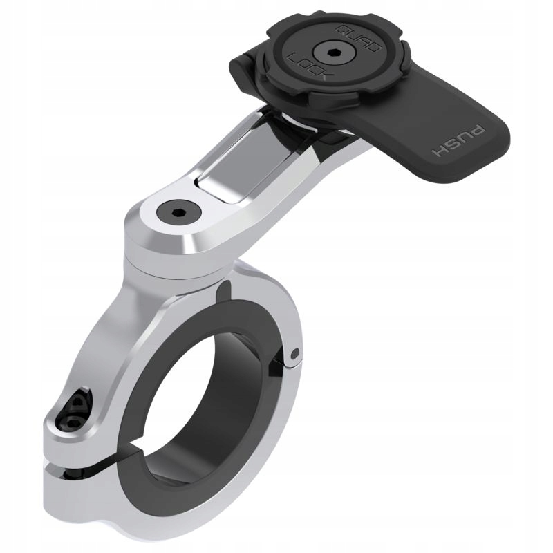 Quad Lock Držiak Namontovaný Na Riadidlách Motocykla, Chrómovaný Pro Large