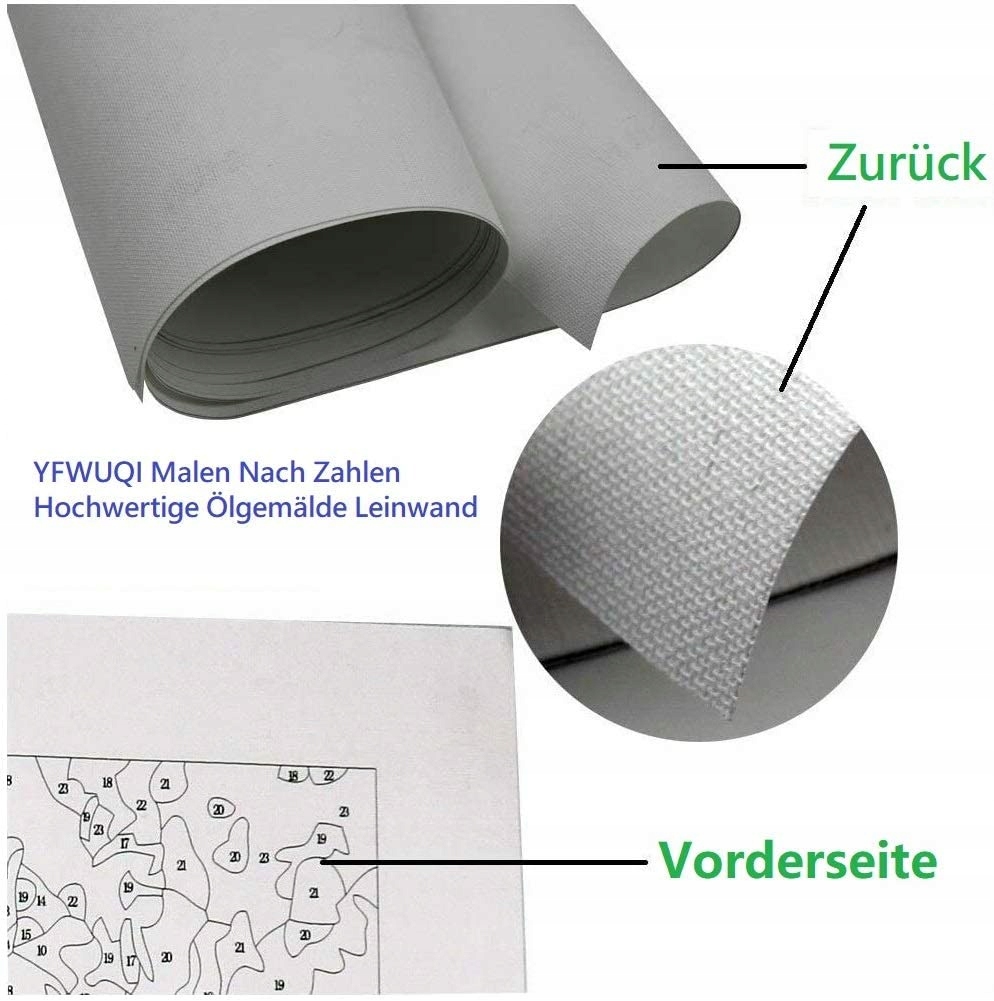 Obraz do MALOWANIA PO NUMERACH 40x50 Szerokość produktu 40 cm