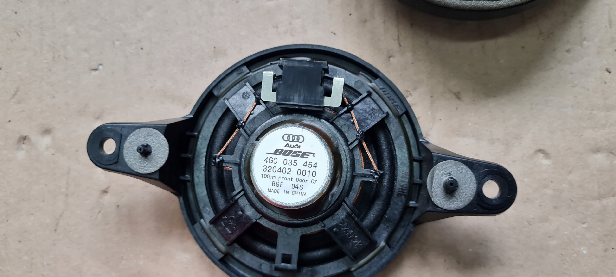 A6 C7 4G speaker BOSE door rear part 4G0035454 A7 4G S7