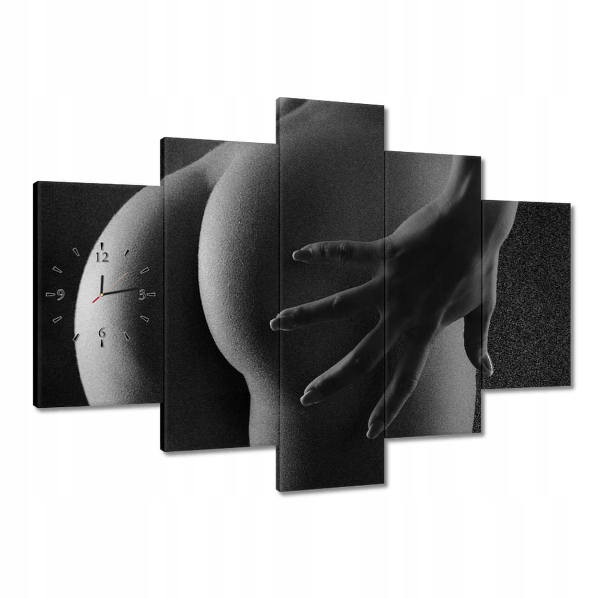 Nástenné hodiny 150x105 Tvarovaný zadok Akt