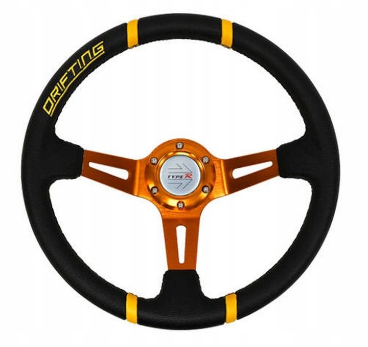 KIEROWNICA SPORTOWA 350mm OFFSET 8cm DRIFT PRORACING