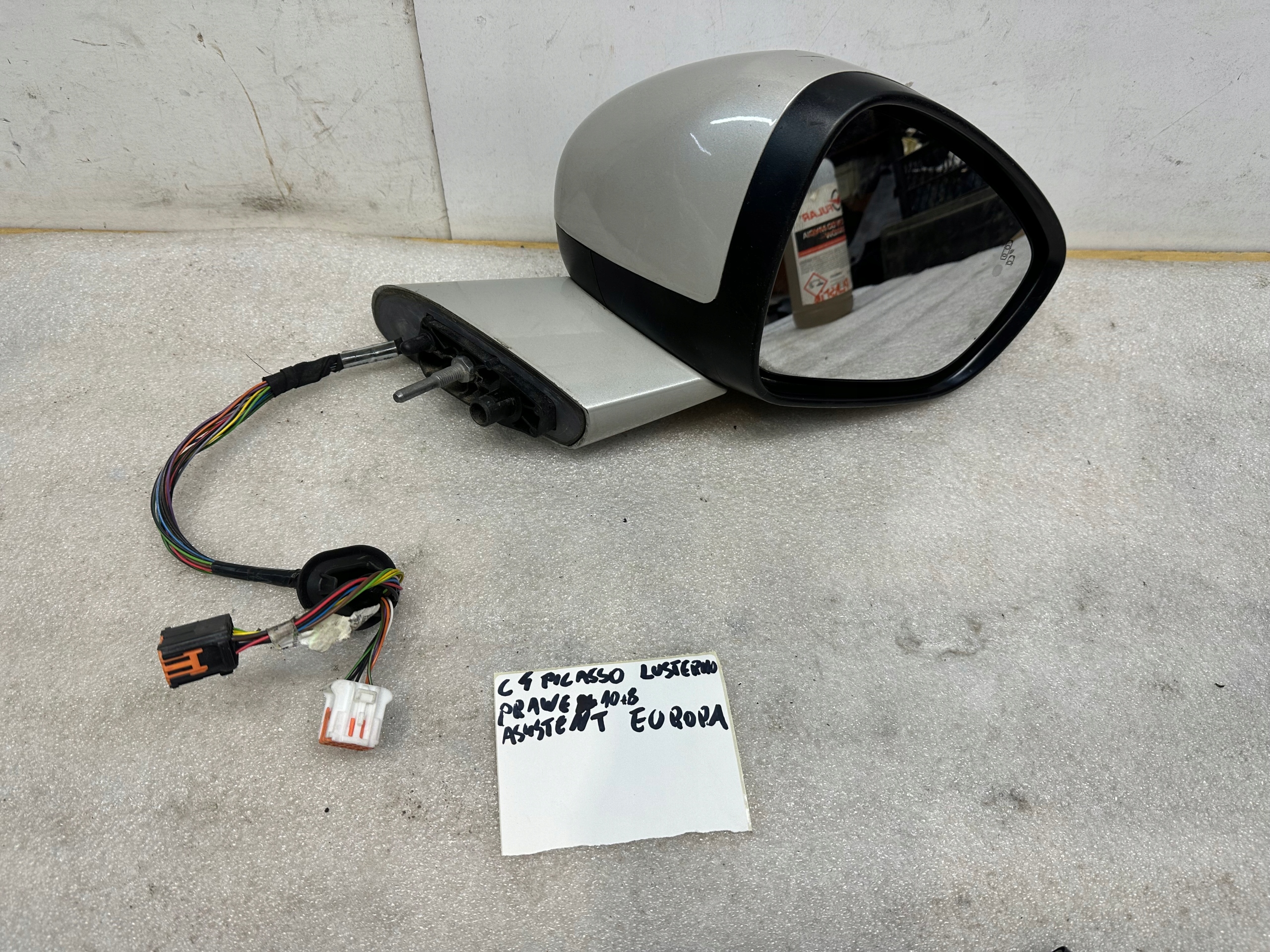 CITROEN C4 GRAND PICASSO II LUSTERKO PRAWE ASYSTENT 10 + 8 PIN ORYGINAŁ