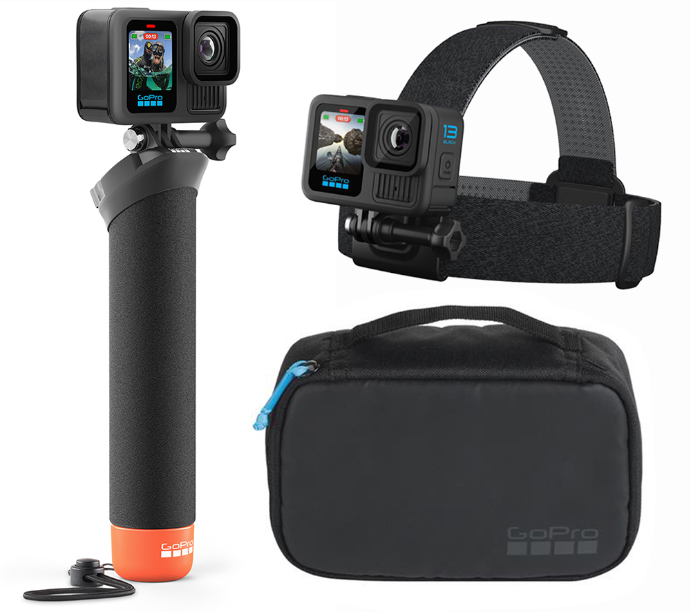 Sada příslušenství GoPro Hero Handler Bojka Head Strap Band Case Pouzdro