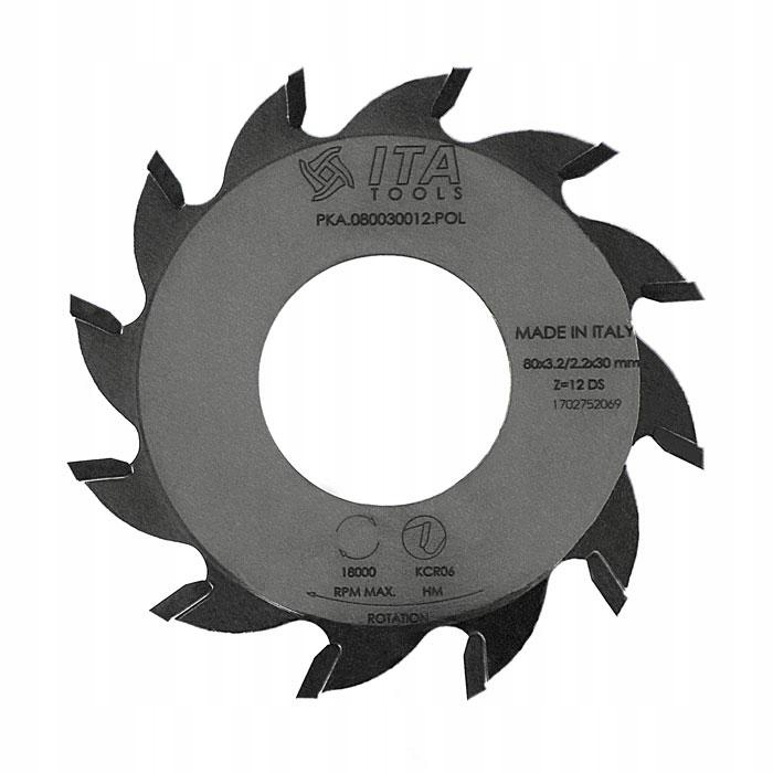 Ita Tools kapková kulička pro olepovačky 80x20x12Z Casadei Paoloni Levá