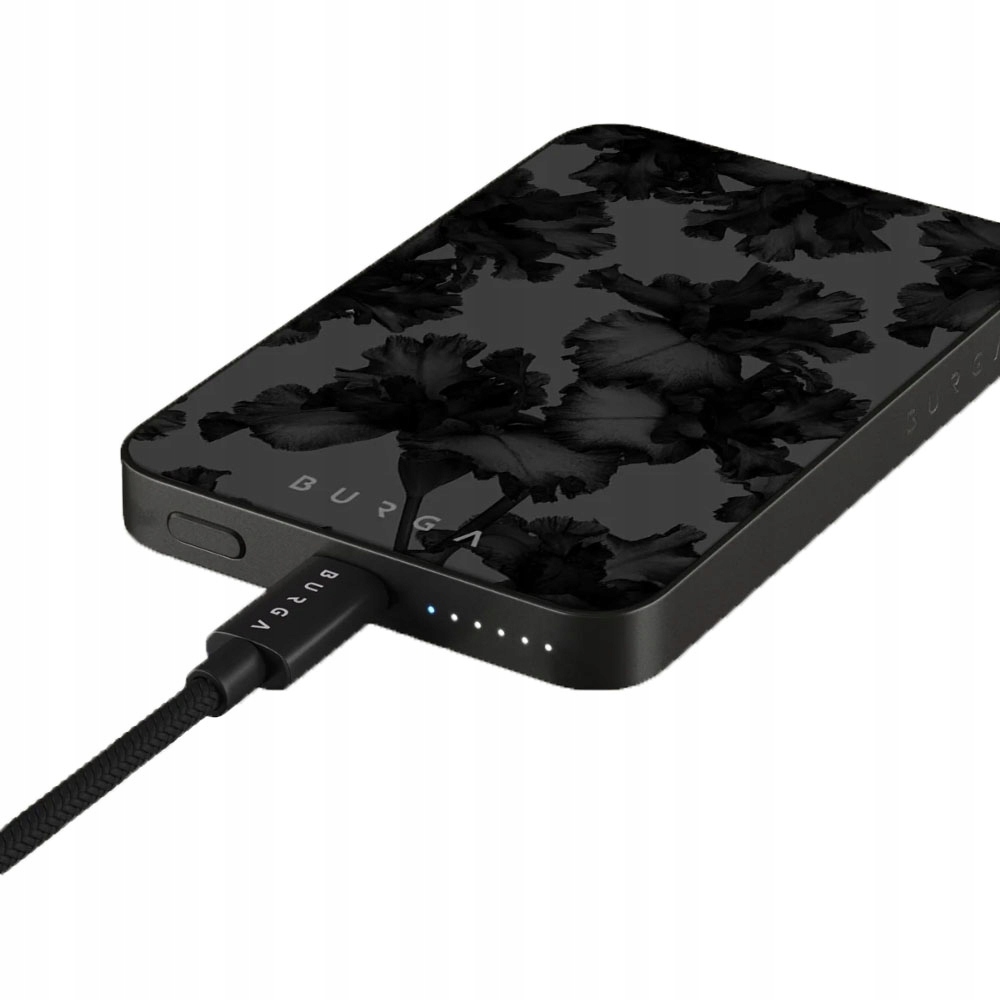 Bezdrátová powerbanka pro MagSafe Qi Usb-c, Burga, 5000 mAh Pd 20 W, rychlá
