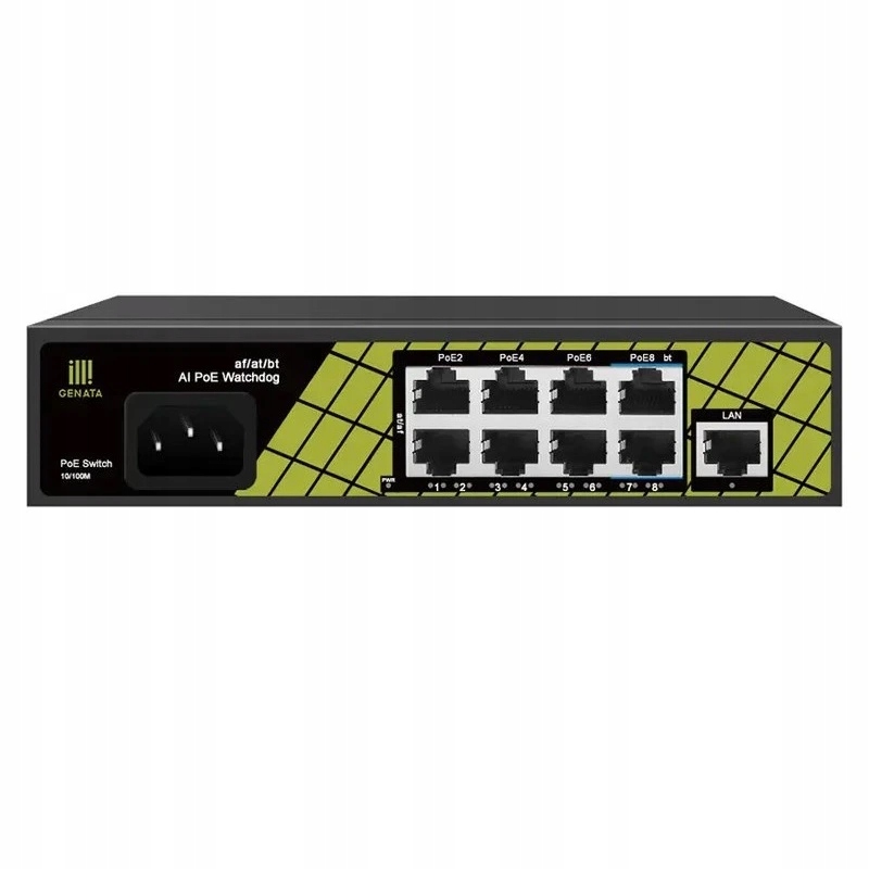 Conexpro GNT-P9109EA, PoE switch, 9x Lan, 8x PoE