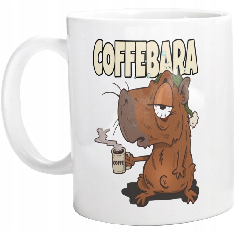 

Coffebara kawa kapibara Kubek Biały