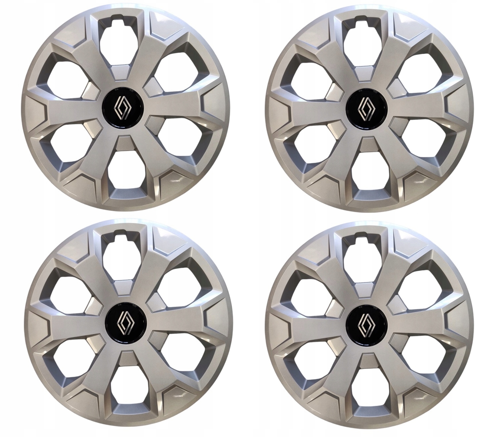 4X Oryg Kpl. Kryt Dekielek Nové Logo Renault Trafic III