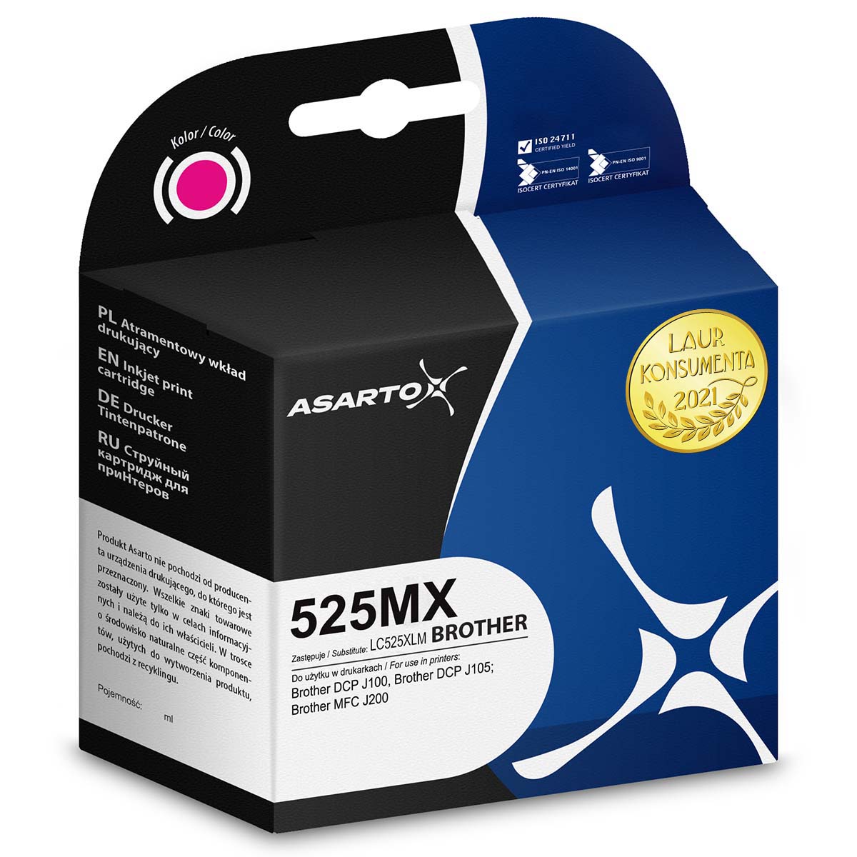 

Tusz Premium do Brother 525MX LC525XLMAP2 magenta