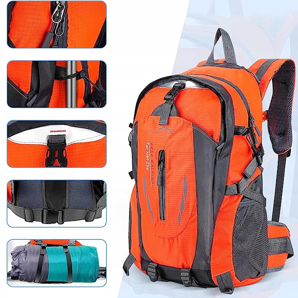 DUŻY PLECAK TURYSTYCZNY LEKKI 40L MĘSKI DAMSKI TORBA PODRÓŻNA TREKKINGOWY Model BAO