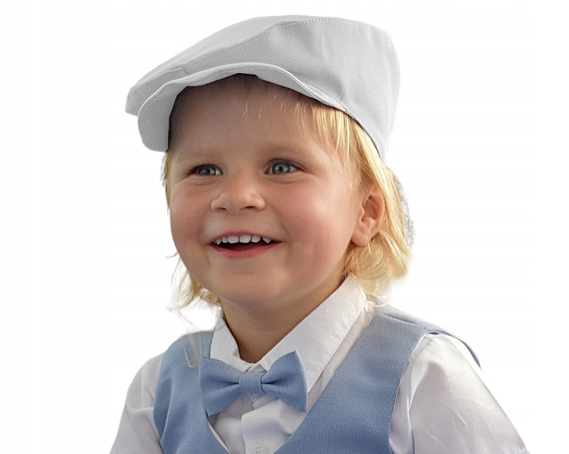 

Kaszkiet biały dla chłopca