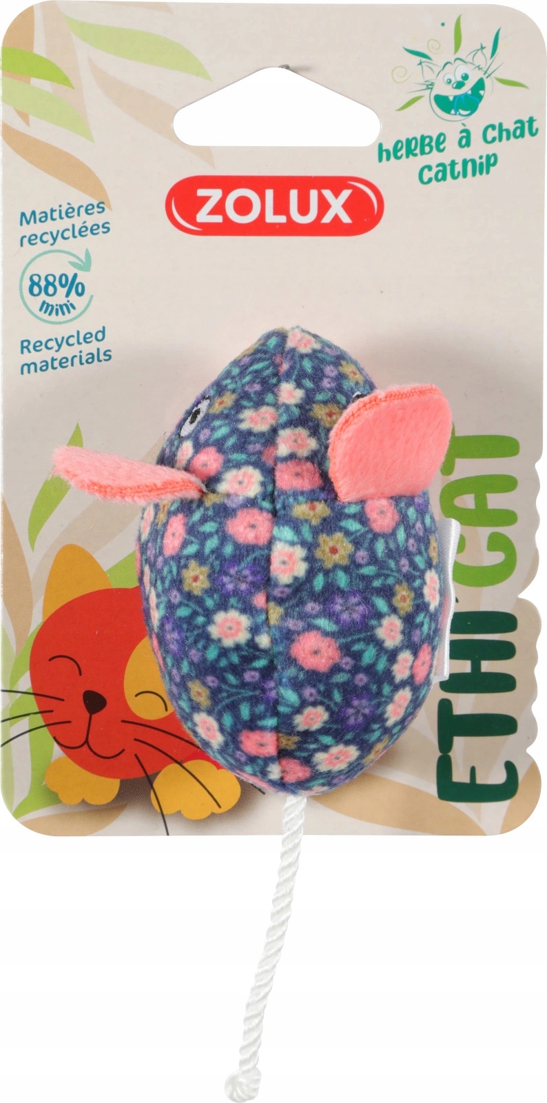 

Zolux Zabawka dla kota Ethicat mysz, kwiaty