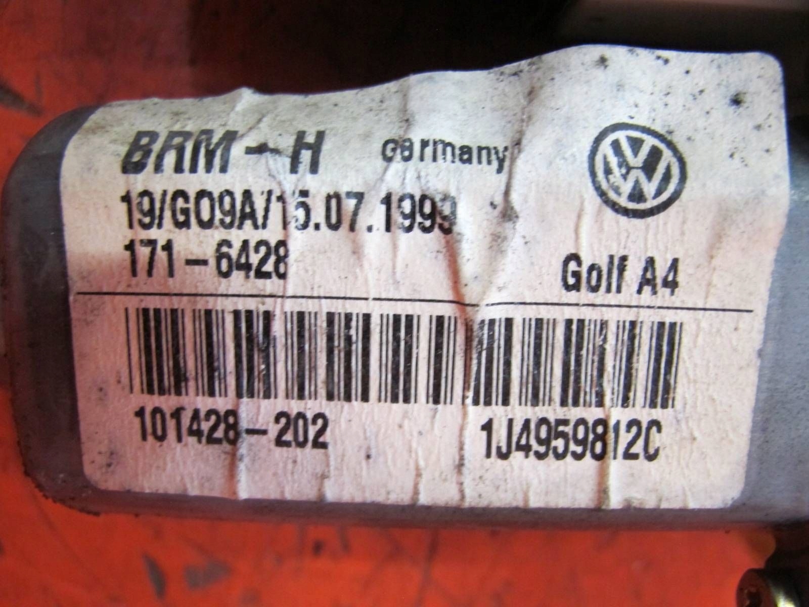 VW BORA GOLF IV mini motor module windows right rear part 1J4959812C 9776-101438-203