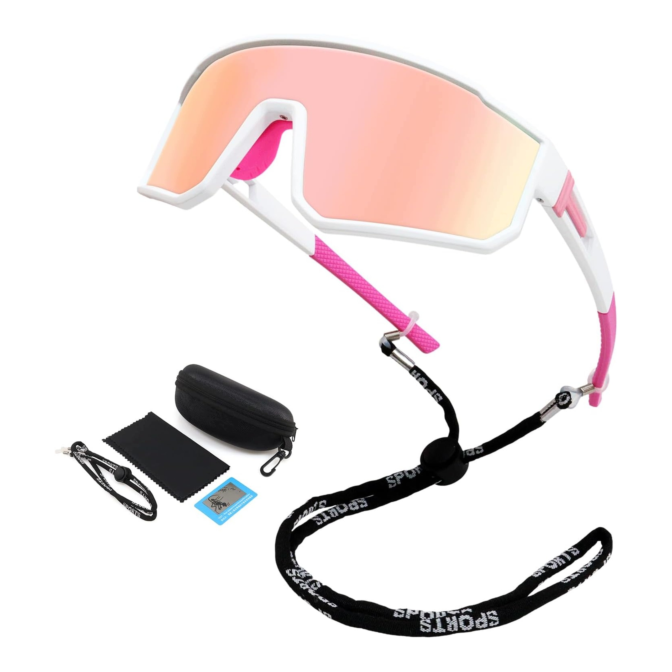 Okulary rowerowe polaryzacyjne UV400 sportowe przeciwsłoneczne męskie