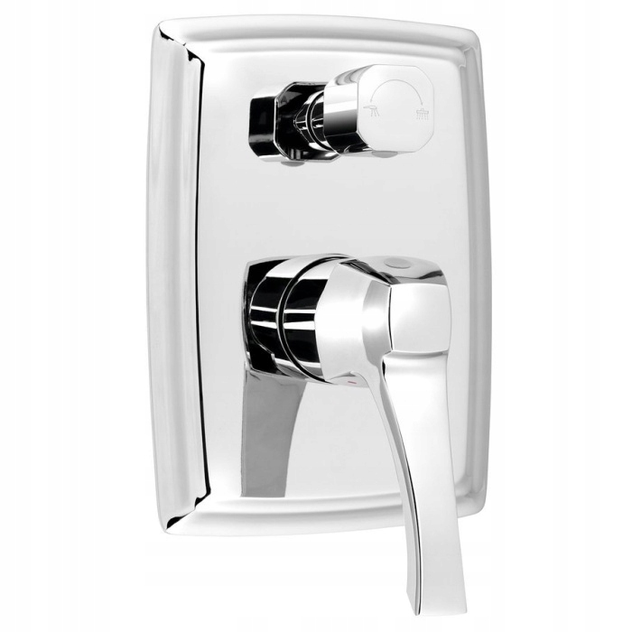 Sapho Dreamart podomietková sprchová batéria 2 výstupy, chróm DA042