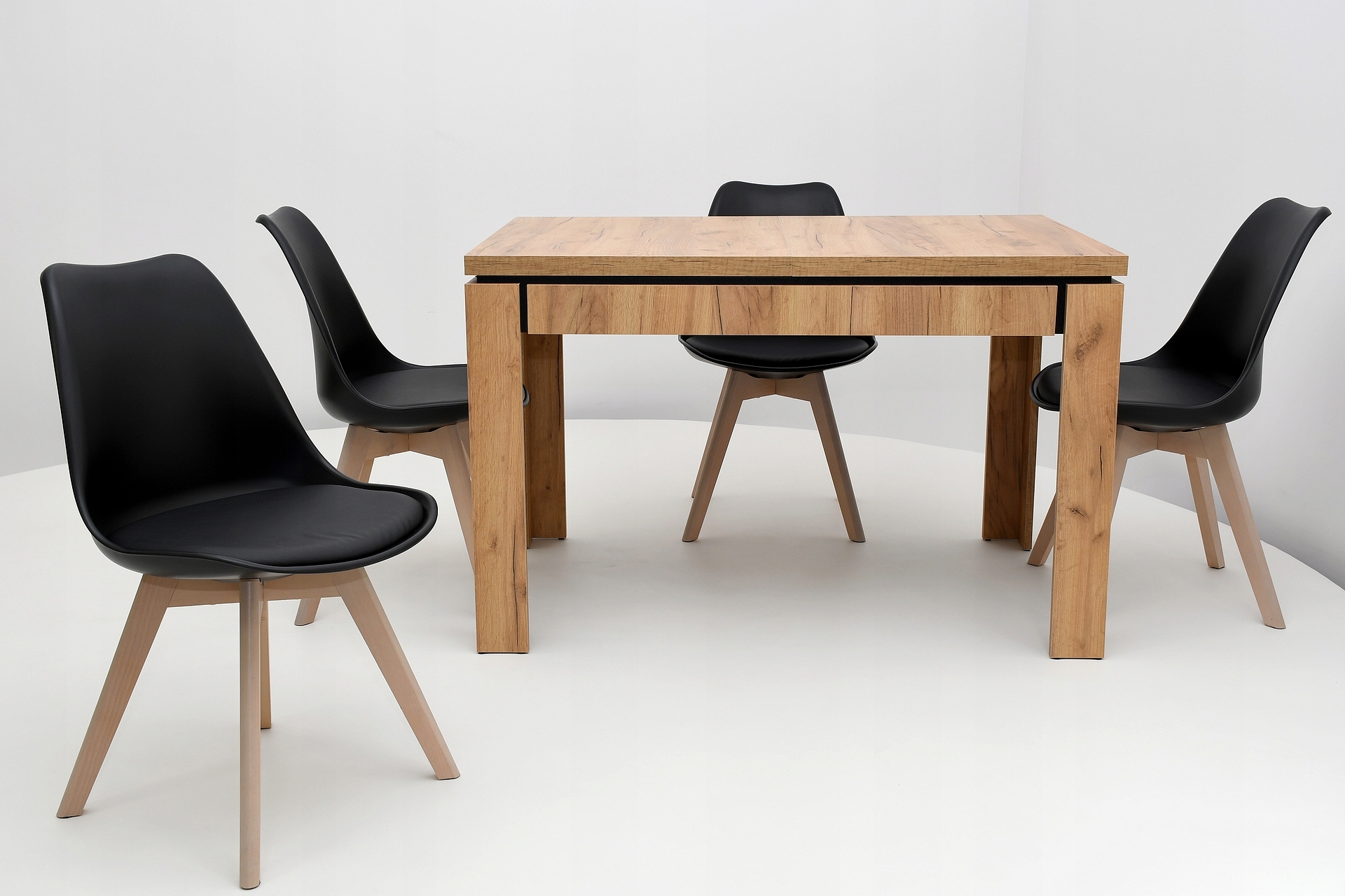 Stół KONAN 180cm i cztery krzesła Kod producenta KONANK87P