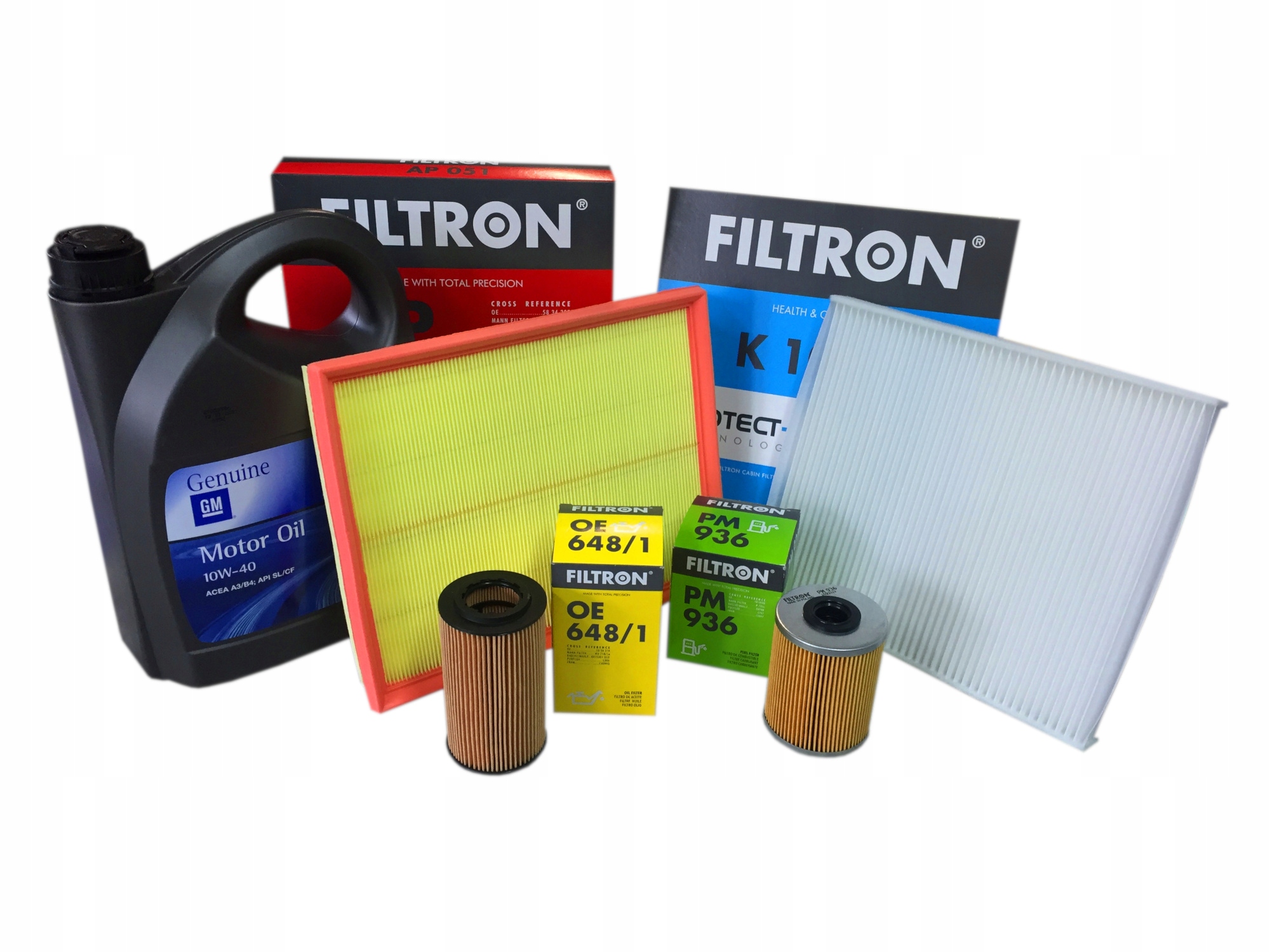 ZESTAW FILTRÓW + OLEJ do OPEL ZAFIRA 2.0DI 2.2DTI