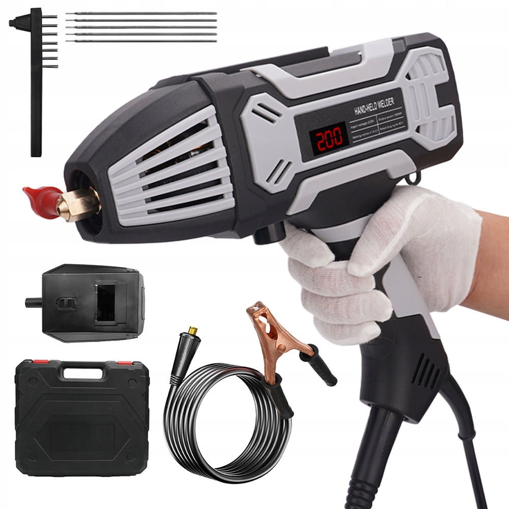 Lehká Ruční Svářečka O Hmotnosti 1.2 Kg S 360° Chlazením A Ochranou Proti Přehřátí