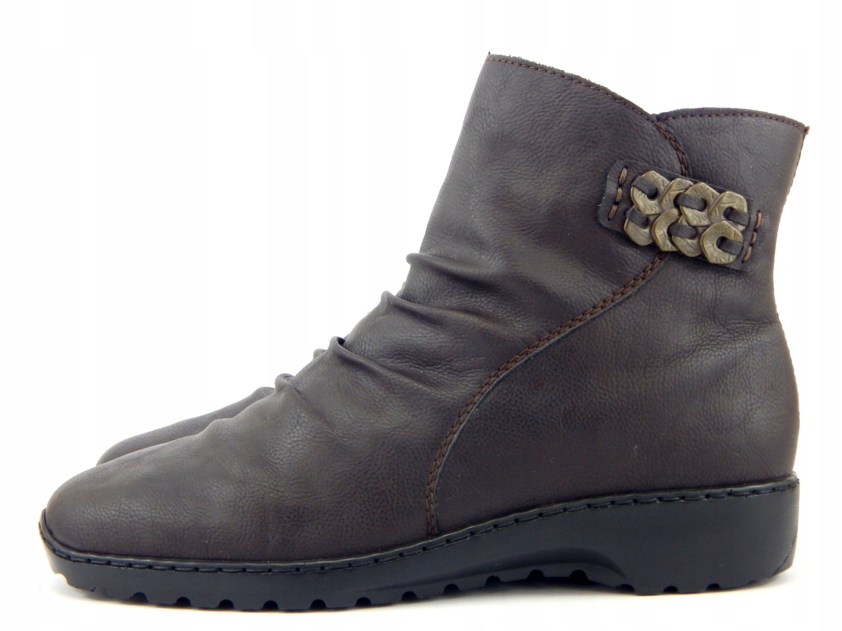 Buty ze skóry RIEKER r 39/25 cm S.IDEALNE
