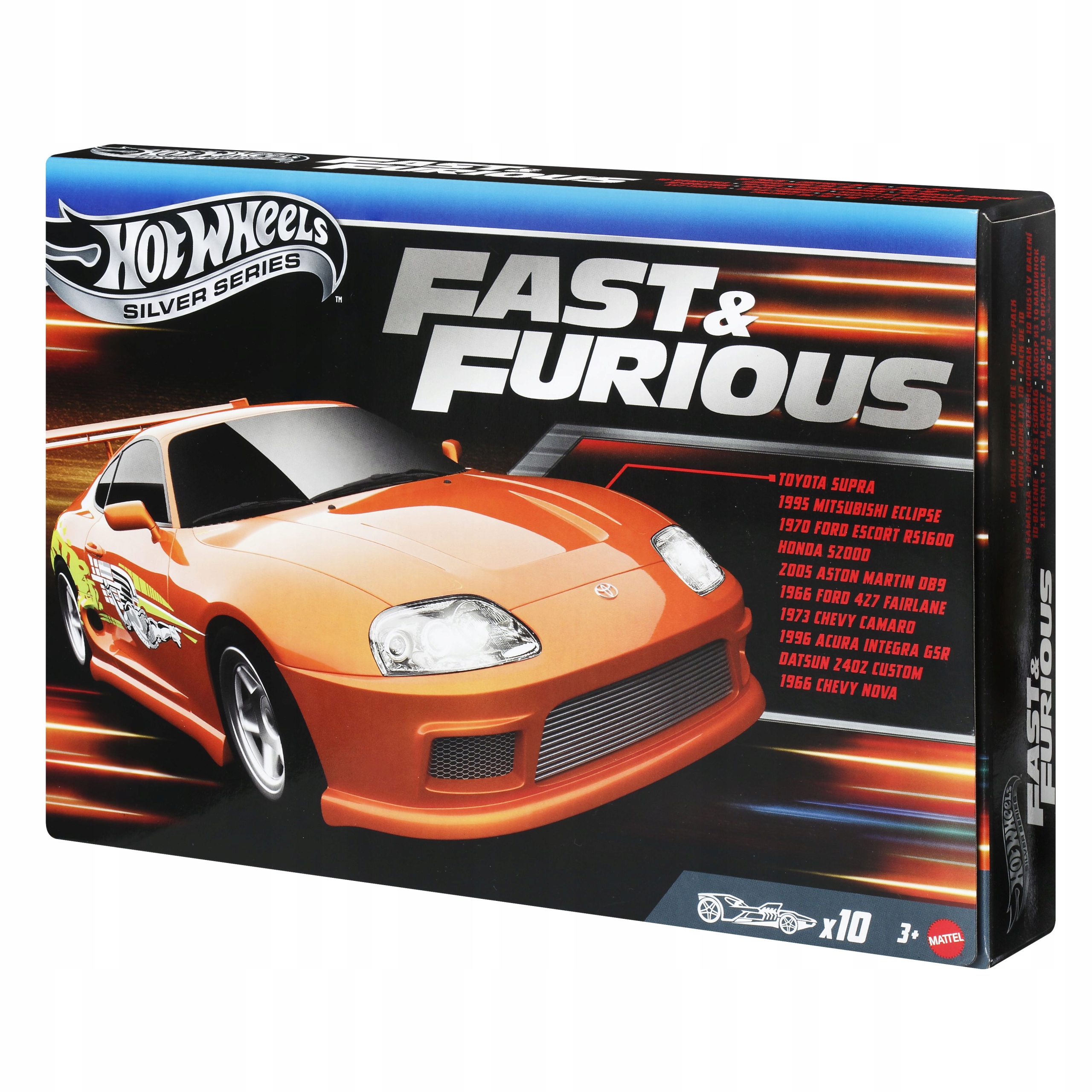 Hot Wheels Fast & Furious 10台コンプリートセット Hot Wheels Fast & Furious Theme Assortment Brian O'Conner