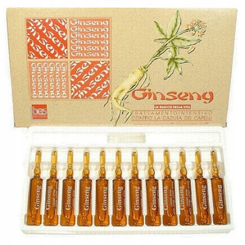 Bes Ginseng Ampule proti padání vlasů s Žen-Šenem 12x10ml