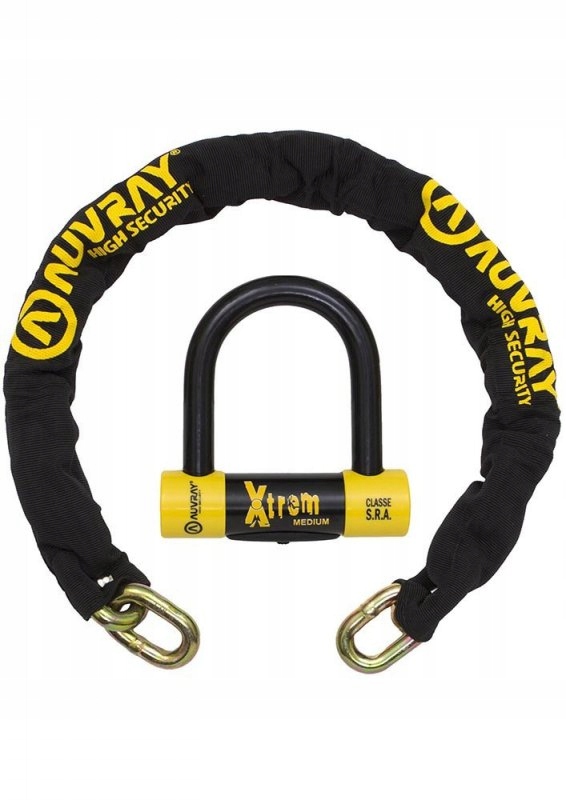 sada reťazí s visiacim zámkom Xtrem Medium dĺžka 100 cm, priemer 13,5 mm