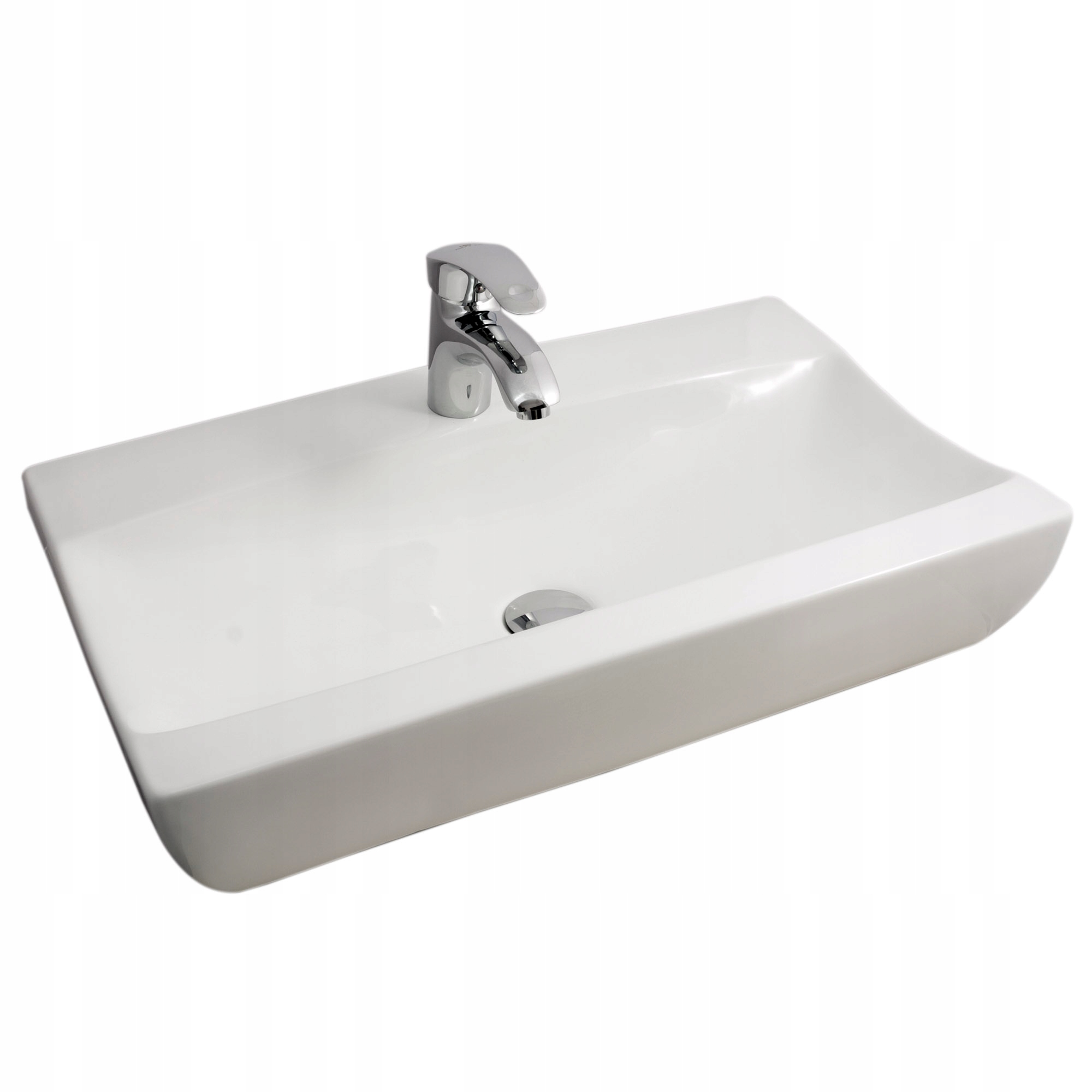 

Umywalka Nablatowa Stawiana Ceramiczna Malaga