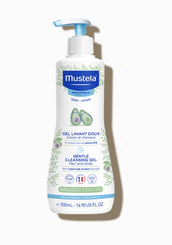 

Mustela Bebe Delikatny żel do mycia od 1d.ż. 500ml