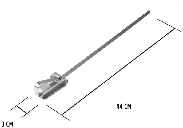 SZPIKULCE SZPILKI DO SZASZŁYKÓW MIĘSA 44cm 6szt Producent Rustler
