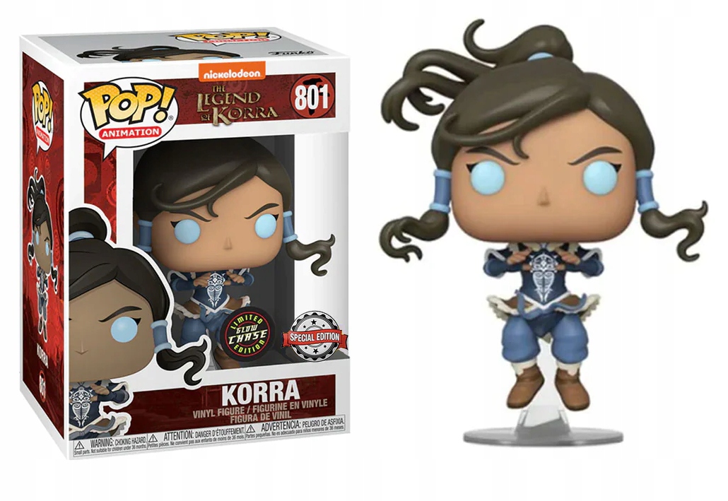 Figurka Funko Pop the Legend of Korra 801 Korra glow/chase