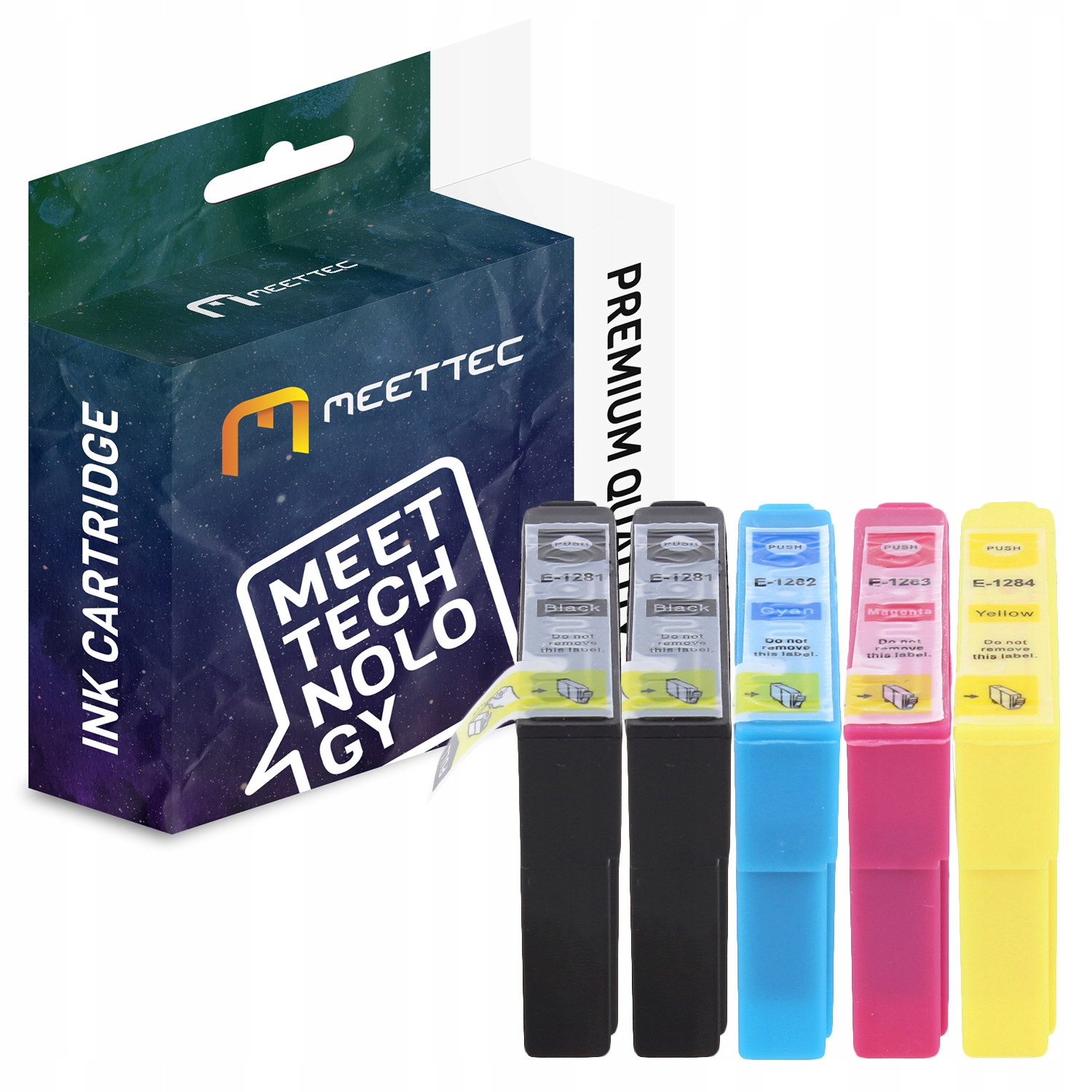

5 x Zamiennik tuszu do Epson T1281-1284 Cmyk 2x Bk
