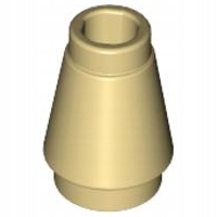 

Lego stożek 1x1 Tan 4589b Nowy 3SZT