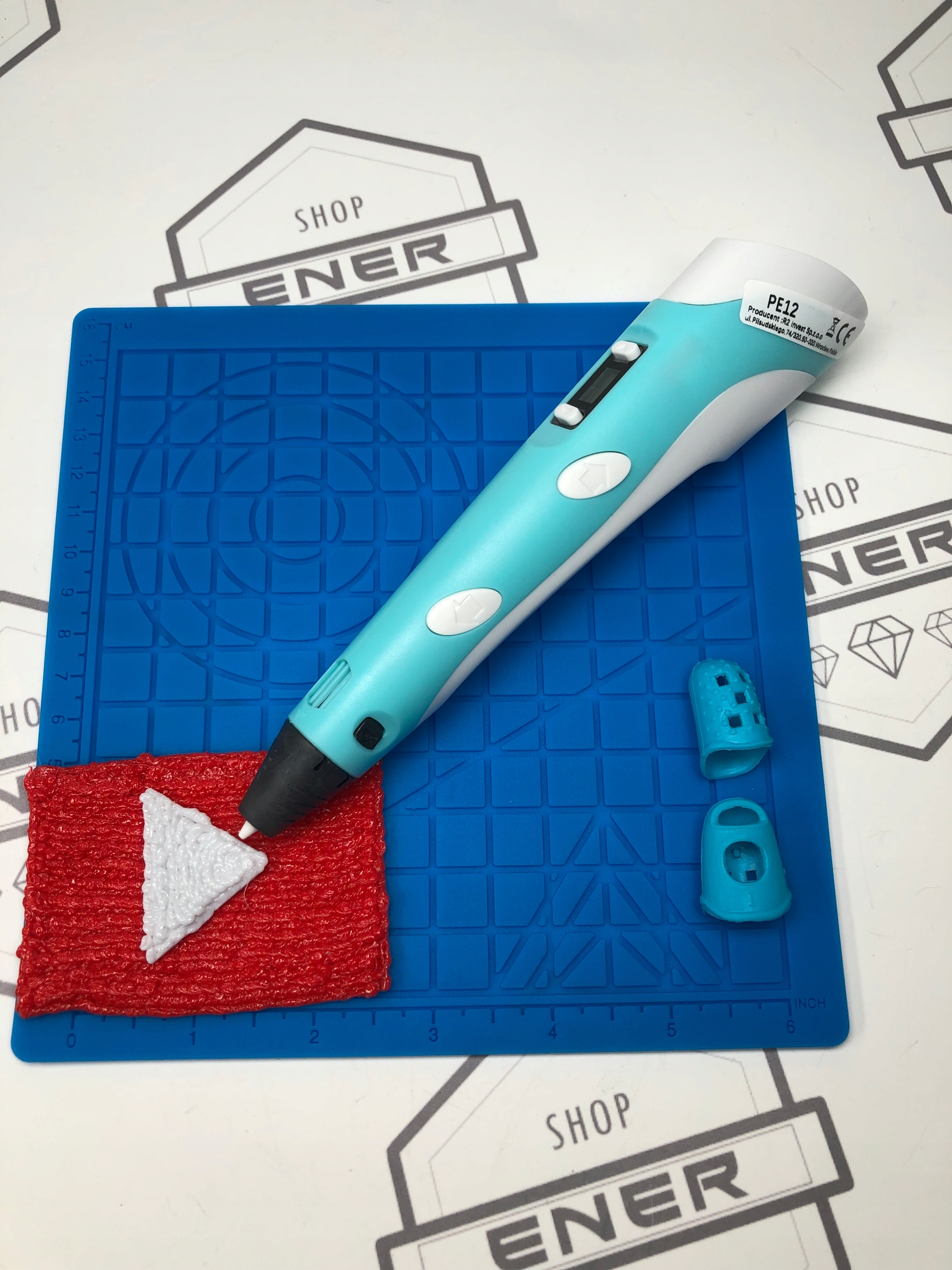 Drukarka 3D Długopis 4 generacja 2023/4 PEN Wkłady 110M niebieski +GRATIS Bohater brak