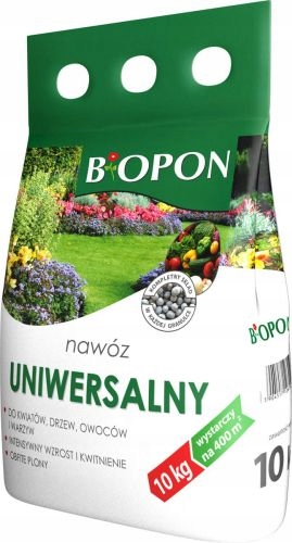 NAWÓZ GRANULOWANY UNIWERSALNY BIOPON 10KG