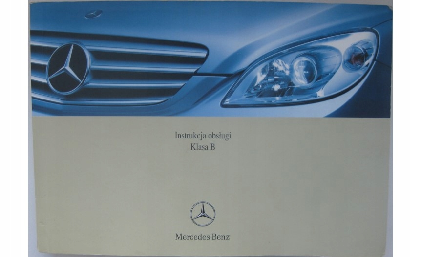 Mercedes B Class W245 польське керівництво W245 05-08