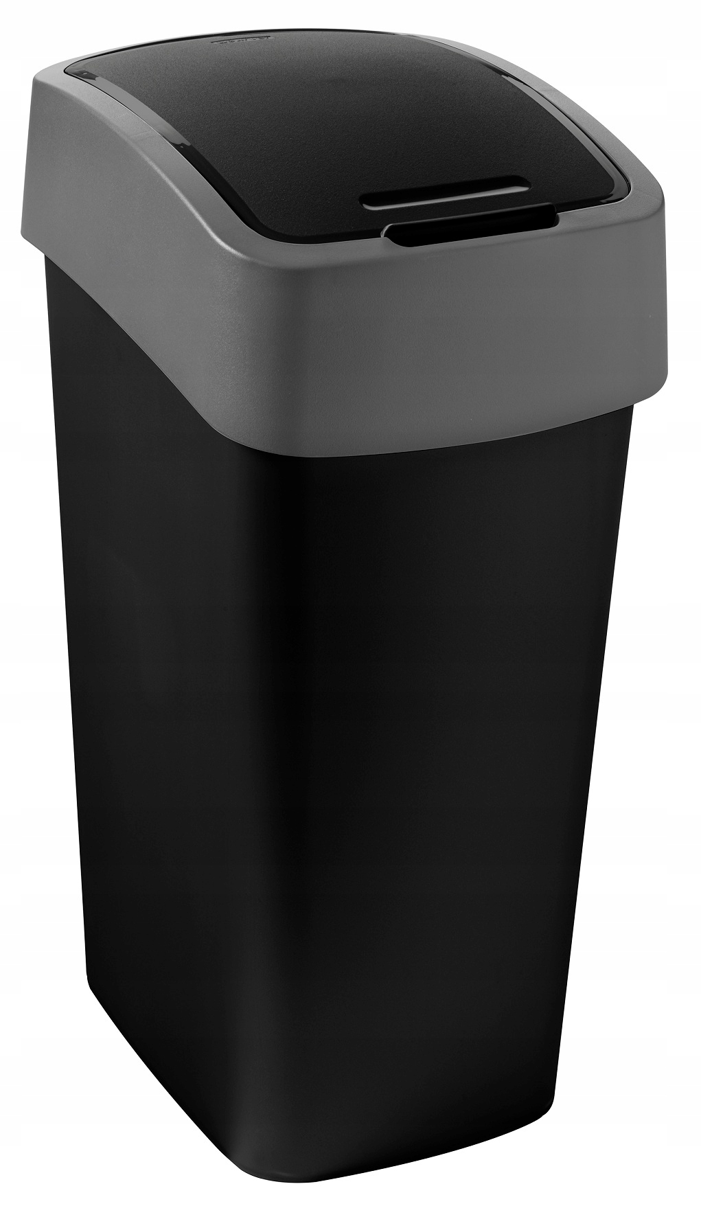 

Kosz na śmieci Flip Bin 50l Curver czarny/srebrny