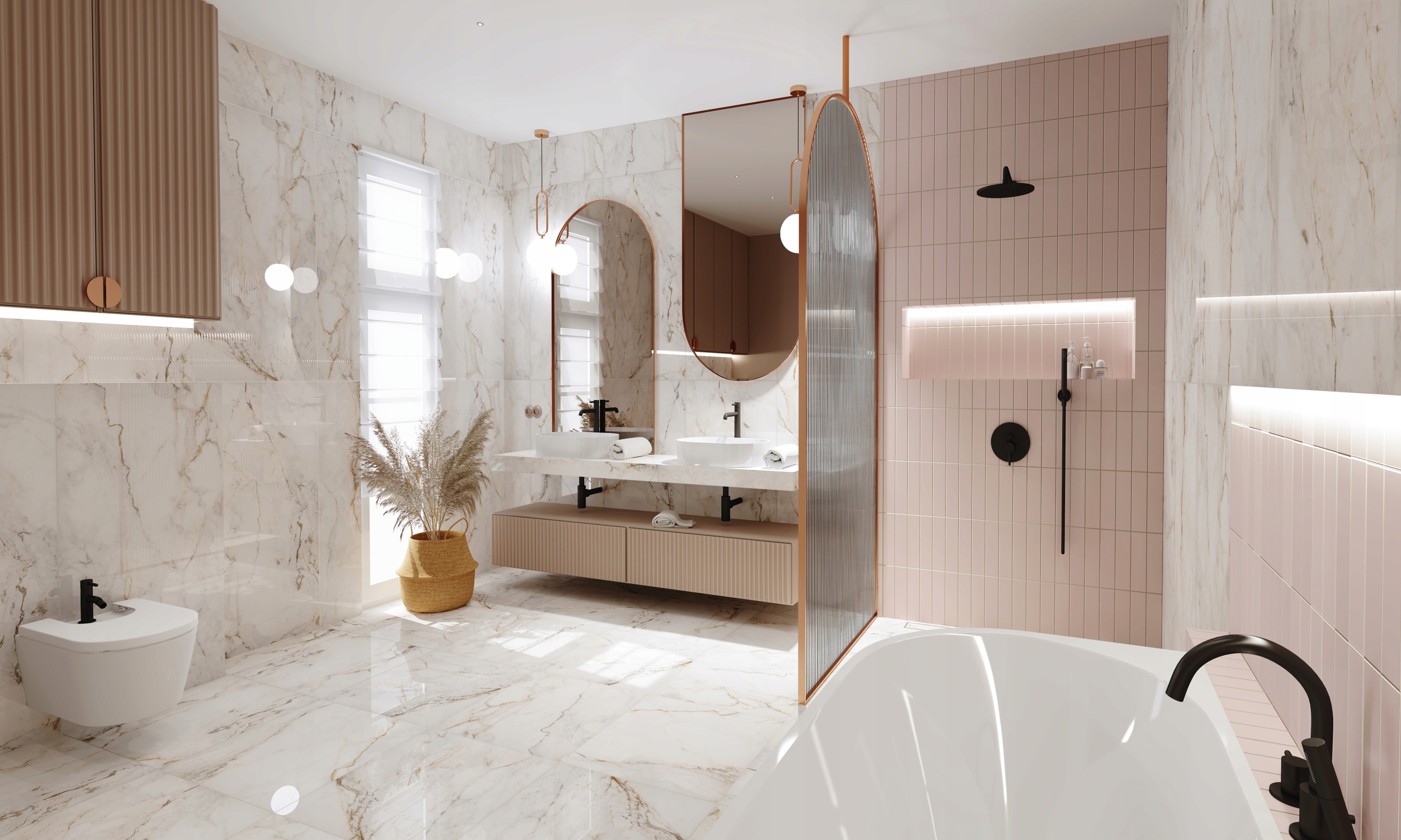 PŁYTKI ŁAZIENKOWE PODŁOGOWE KUCHENNE BIAŁY MARMUR GRES EAGLE 60x120 POŁYSK Typ gres